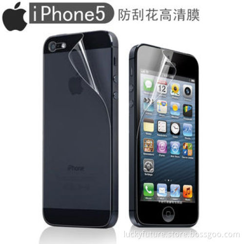 Transparency screen film for iPhone 5